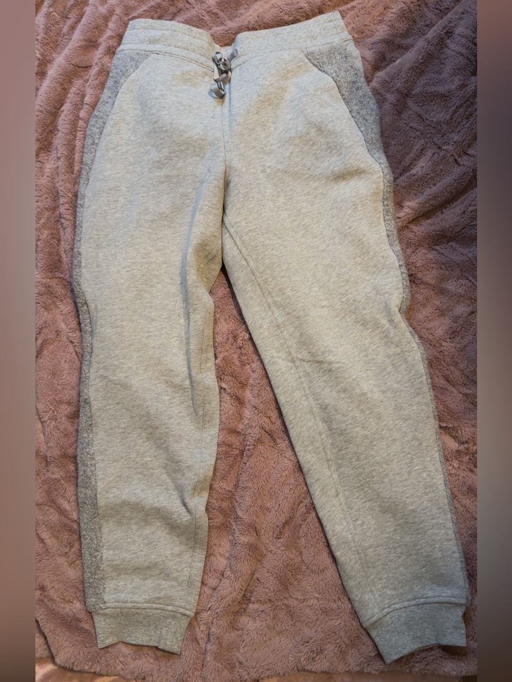 lululemon athletica Light Gray fleece Joggers